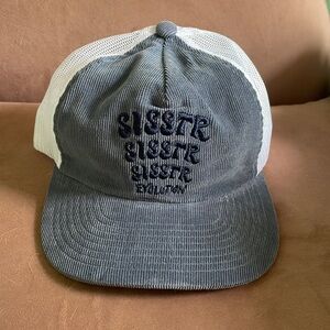 SISSTR evolution cute blue & white trucker hat